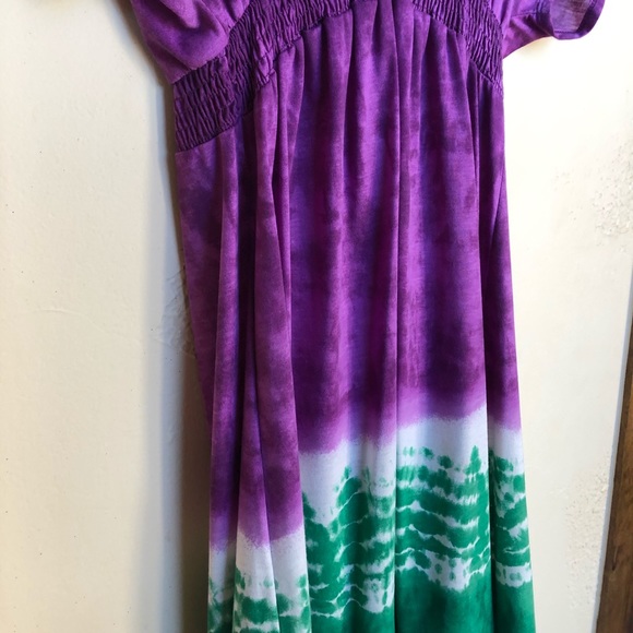 Mossimo Purple Tie-Dyed Dress - Picture 2 of 5